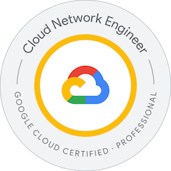 Google Certified Professional Cloud Network Engineer Badge